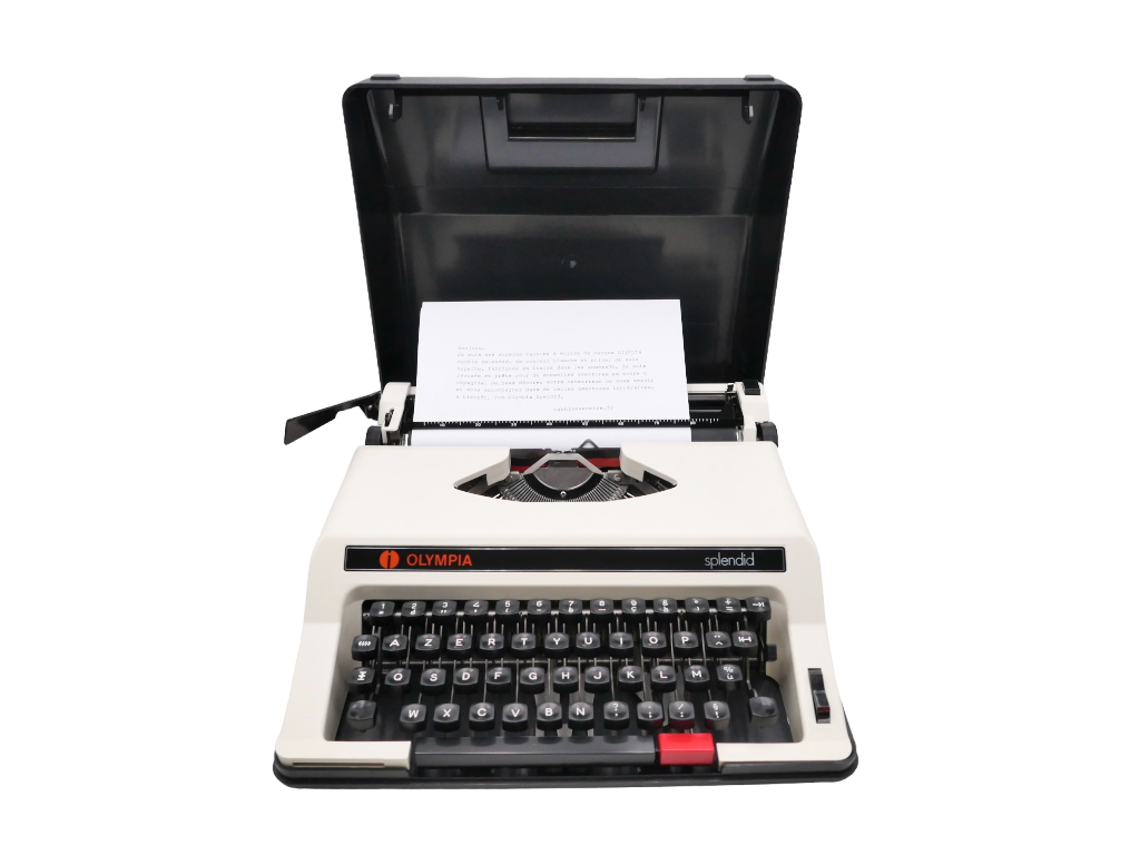 Olympia Spendid typewriter revised new ribbon