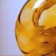 Veb narva suspension in amber glass 70s