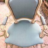Louis XV convertible armchair