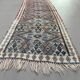 Old Turkish narrow Kilim Runner 233x66 cm shabby chic, vintage kelim