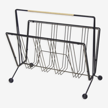 Metal newspapers rack,holder,  1960's