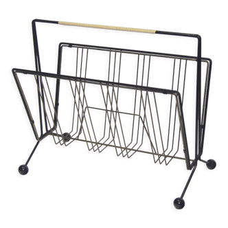 Metal newspapers rack,holder,  1960's