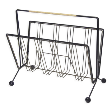 Metal newspapers rack,holder,  1960's