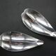 Vintage Christofle caviar spoon set Fleuron dolphin decoration