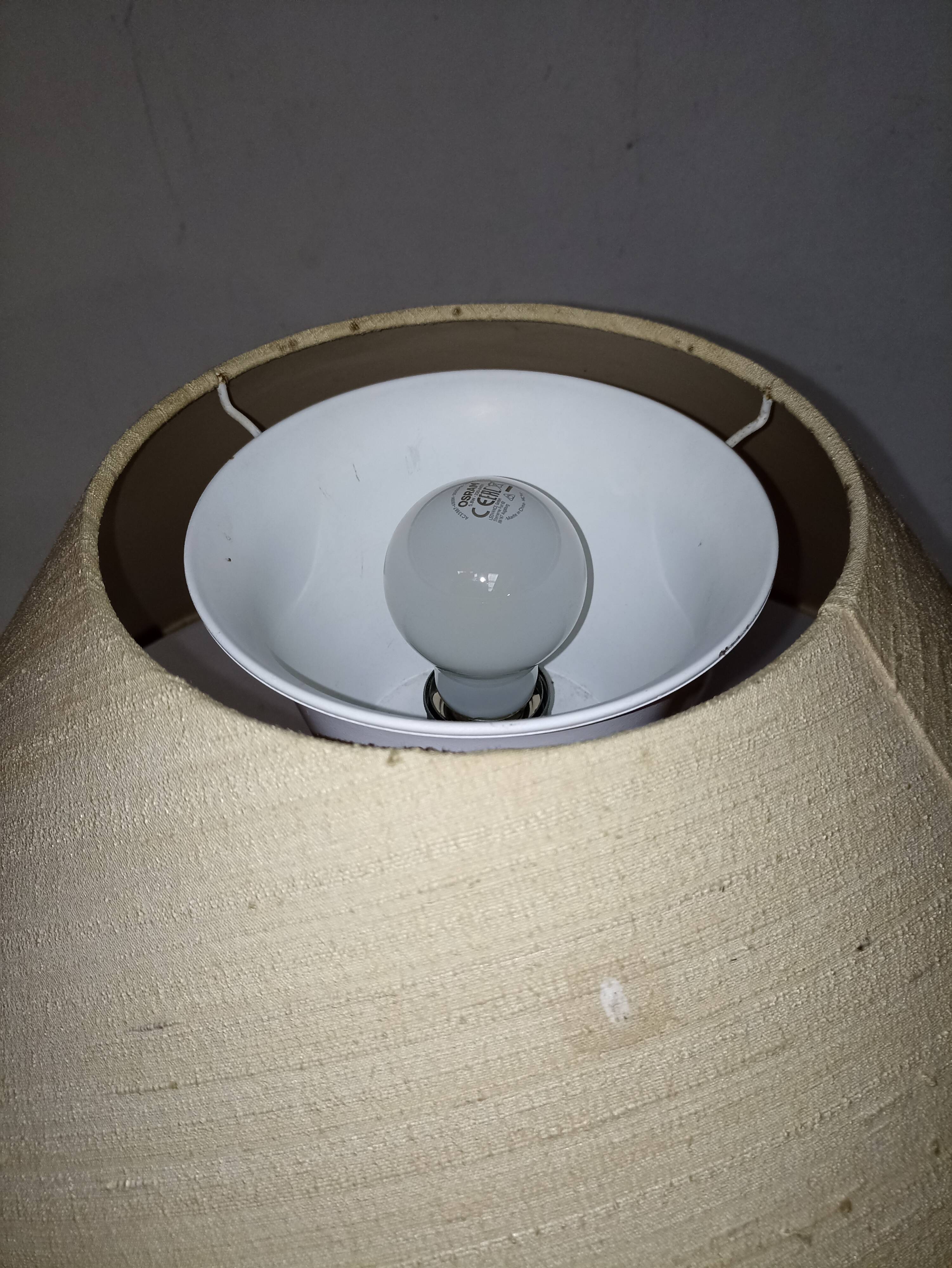 Brass articulated floor lamp