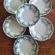 "Byzantine" - 6 deep plates made of St-Amand & Hamage ironstone