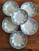 "Byzantine" - 6 deep plates made of St-Amand & Hamage ironstone