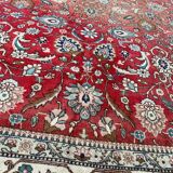 Large vintage Persian carpet tabriz 244x344 cm