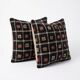 Set of 2 vintage kilim cushion covers 61x61 cm