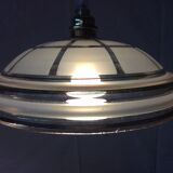 Vintage opaline suspension duo