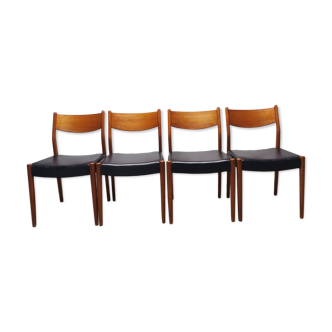 Set of 4 Cees Braakman chairs