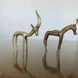 Brass ane and gazelle 70s