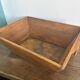 Large vintage wooden dough trough – 65 × 50 cm