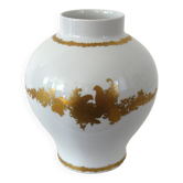 Vase en porcelaine blanche à décor Kaiser, West Germany, années 70