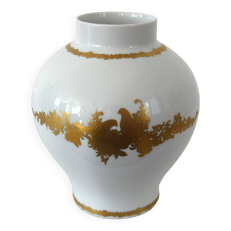 Vase en porcelaine blanche à décor Kaiser, West Germany, années 70