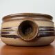 Large studio pottery bowl in modern Danish mid-century style by Tue Poulsen for Tue Keramik, 1960s.