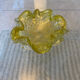 Empty ashtray pocket Murano Barovier Toso Vintage gold glitter