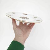 Set of 6 Limoges porcelain flat plates