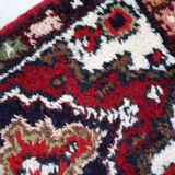 Vintage persian carpet hamadan handmade 40cm x 59cm 1970s