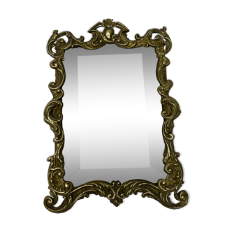 Old brass mirror 20x14cm