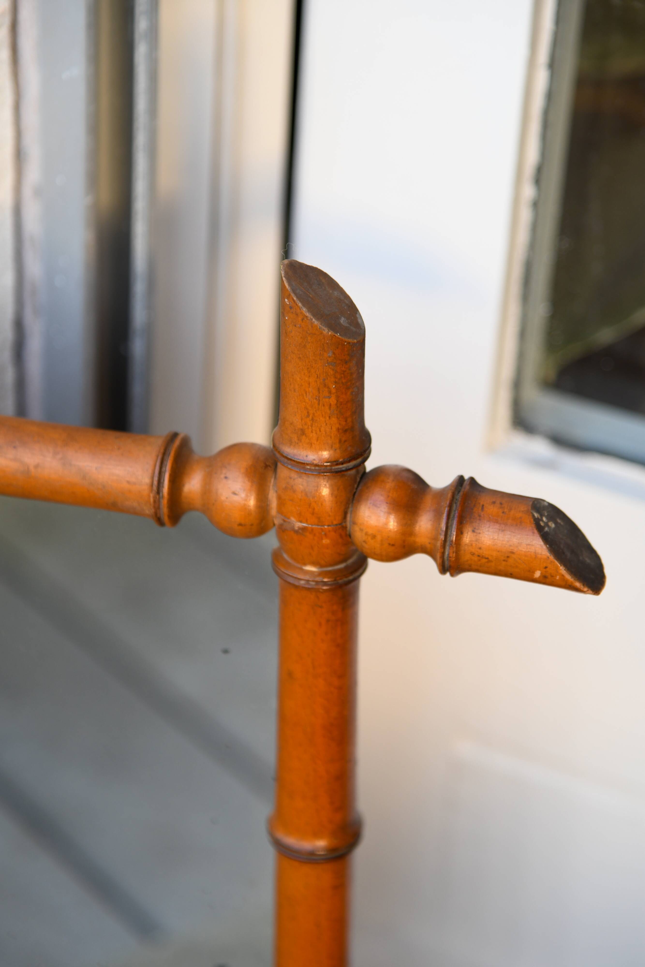 Vintage bamboo mirror
