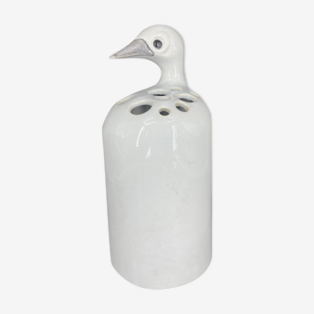 Duck vase by Jacques Molin Faïencerie de Charolles circa 1970