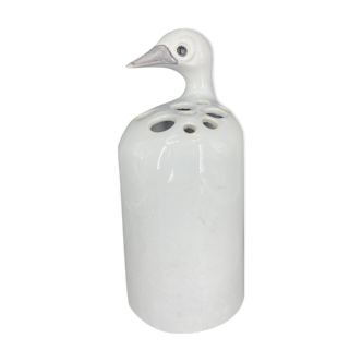 Vase canard de Jacques Molin faïencerie de Charolles vers 1970