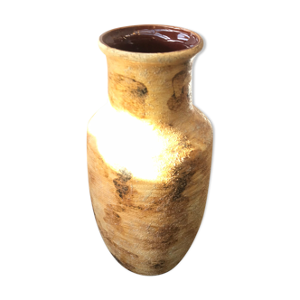 Former vase st clement ref 9218 ceramics beige france vintage