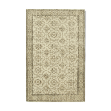 Handwoven Unique Anatolian Beige Rug 194 cm x 306 cm - 38987
