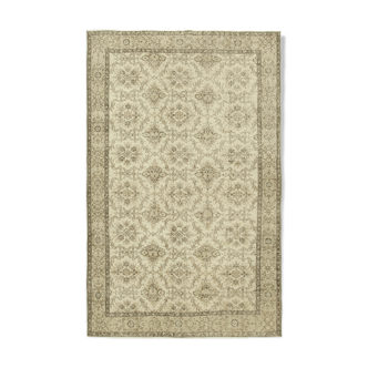 Handwoven Unique Anatolian Beige Rug 194 cm x 306 cm - 38987