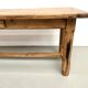 Table de ferme XIXe siècle en chêne et noyer