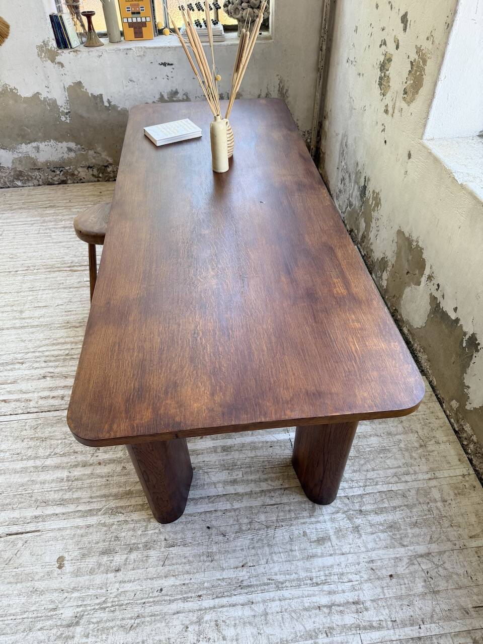 1950s oak reconstruction table