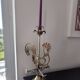 Max Le Verrier rooster candle holder