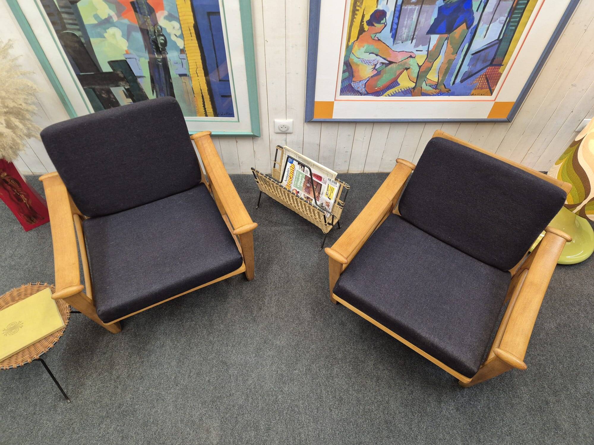 Fauteuils scandinaves M.Nissen
