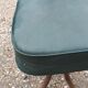Chaise pivotante en skaï vert et acier chromé, Pullman, 1960
