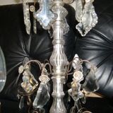 White crystal chandelier