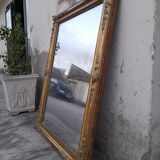Miroir doré époque restauration 125x92