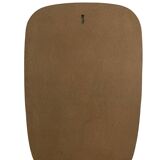 Gio Ponto, in the style of. Pair of mirrors framed in gilt brass. 1980s