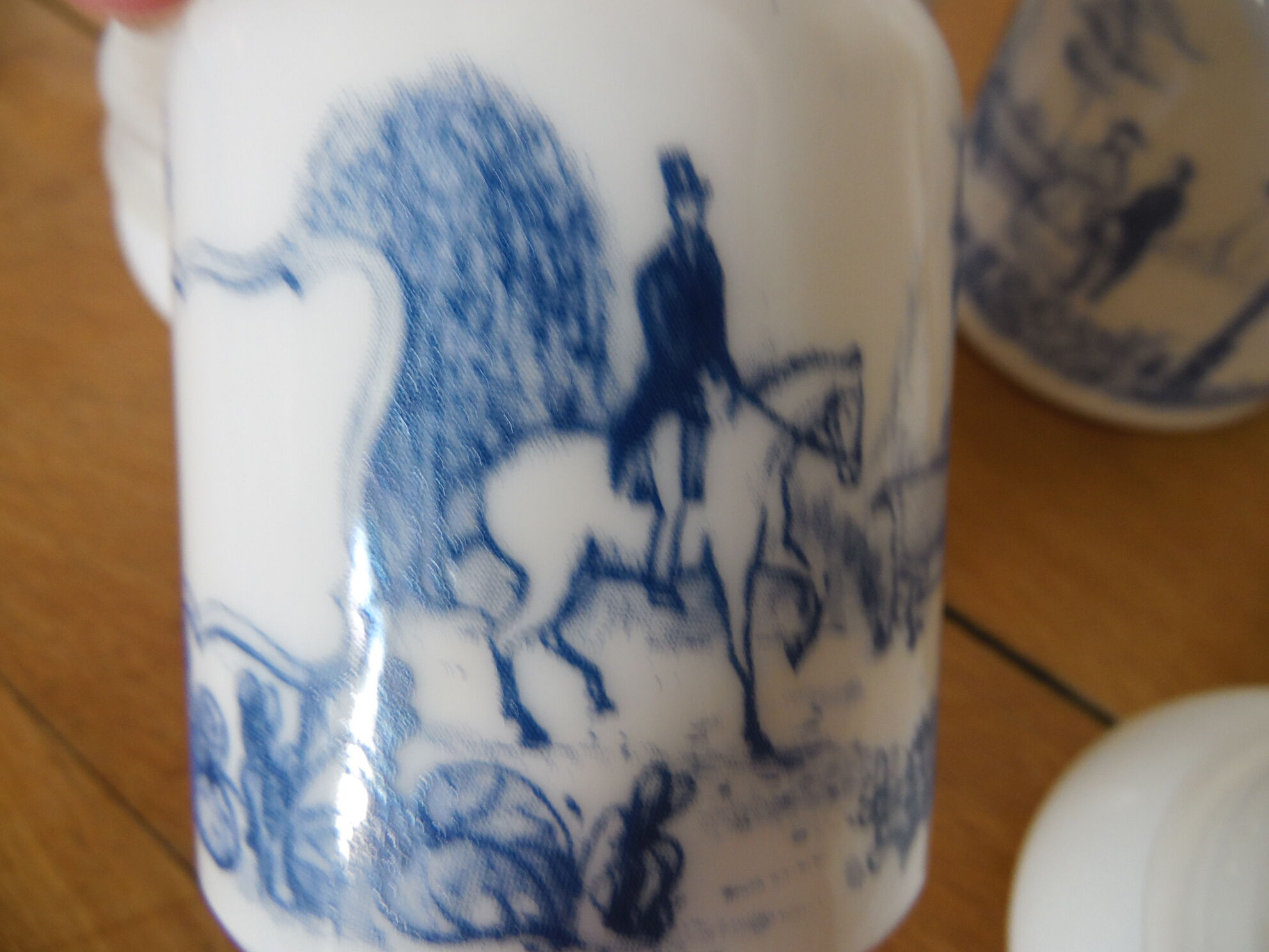 Lot 3 pots epices opaline