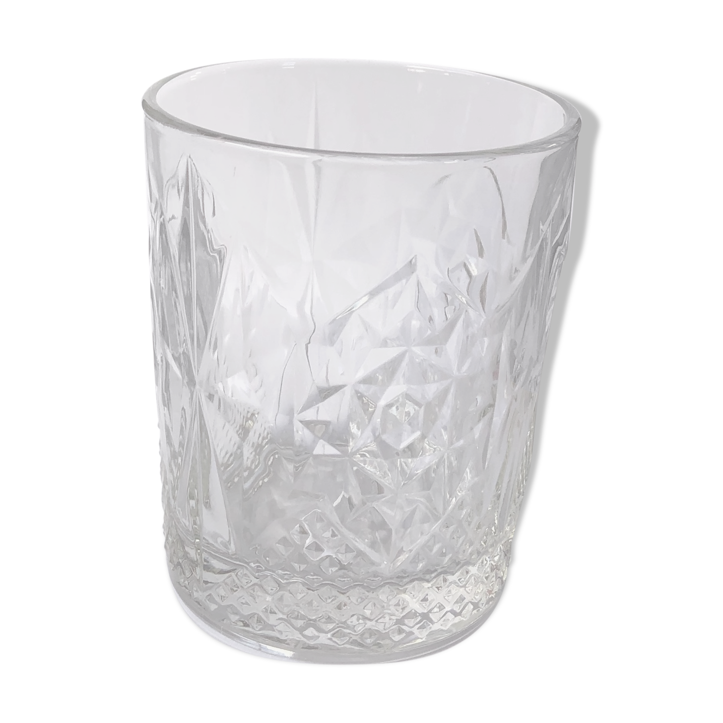 Set of 9 engraved glasses with cocktail or digestive