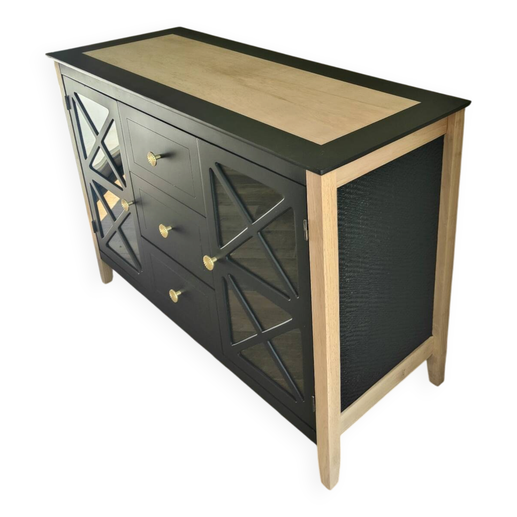 Matte black furniture