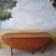 Amazing 19th century oval oak table