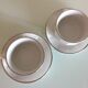Two white cups with saucers by Apilco vintage 60-70s