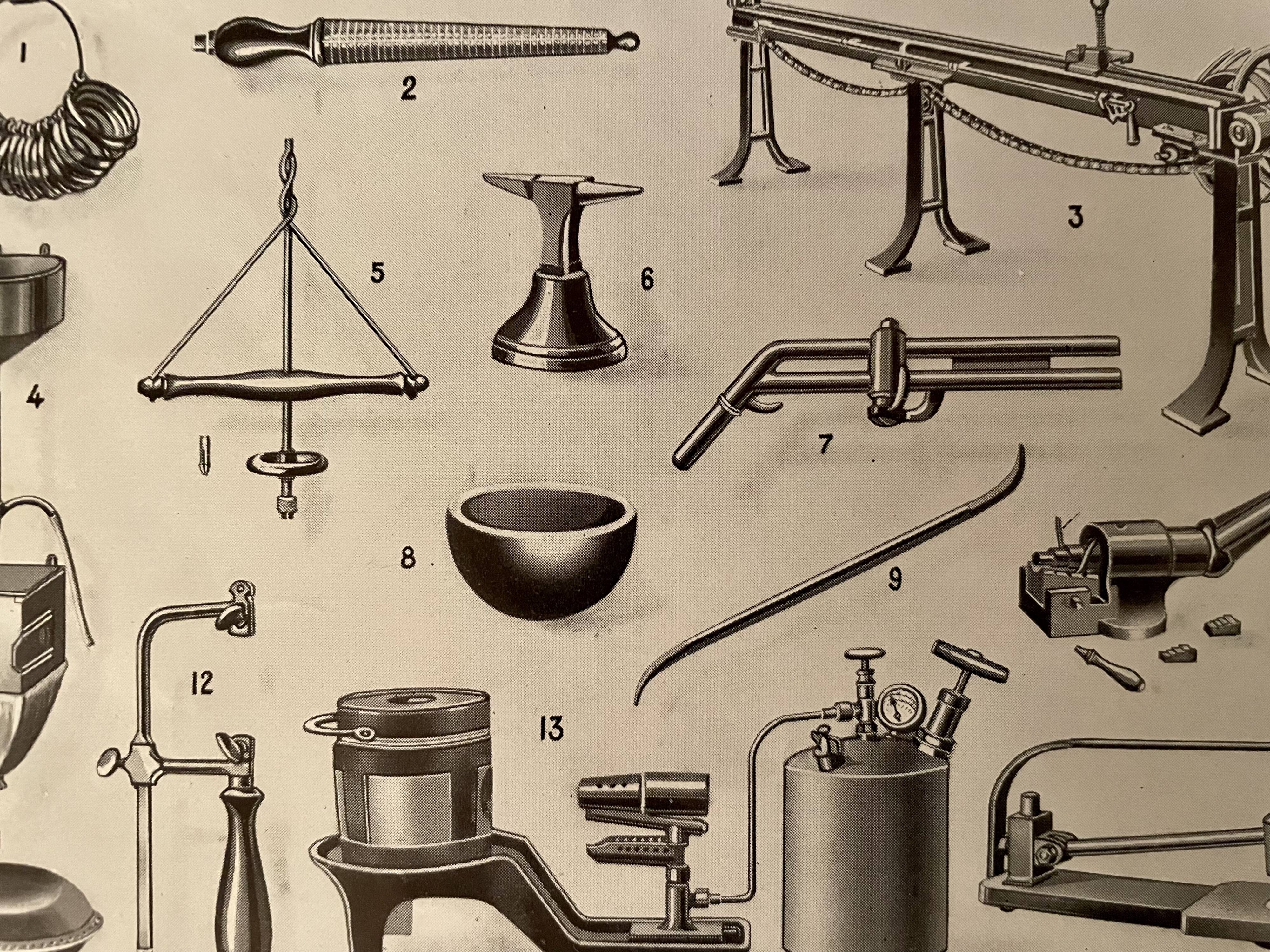 Photographic plate on jewelry and jewelry - 1940