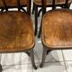 Suite de 4 chaises de Bistrot Baumann années 1930