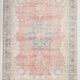 8x11 Dusty Red Vintage Persian Rug, 243x347Cm