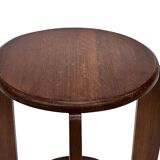 Art Deco Side Table Plant Table Oak 1950s Design