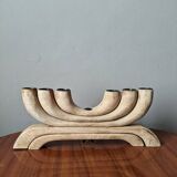 Artisanal chandelier bohemian Scandinavian country decoration