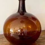 Dame-jeanne ancienne ambrée 4-5L