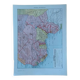 Old geographical map of West and Equatorial Africa Larousse